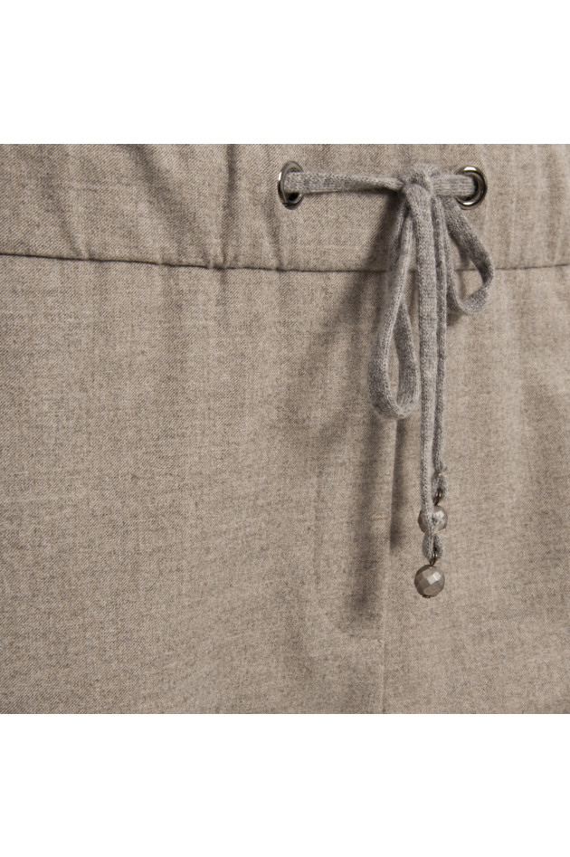 Cappellini Hose im Joggingstil in Beige