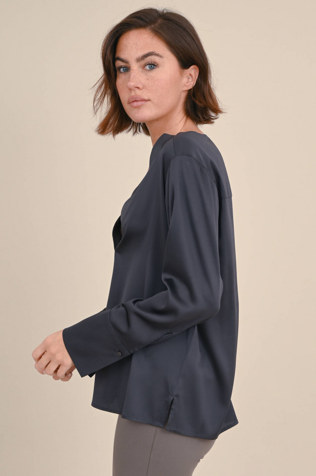 I Heart  Seidenbluse THEA in Anthrazit