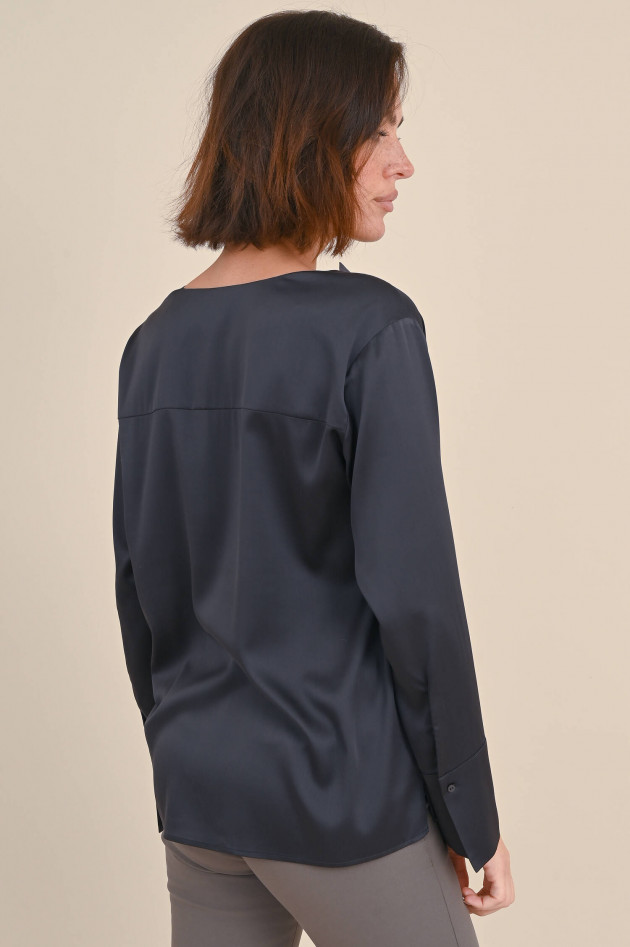 I Heart  Seidenbluse THEA in Anthrazit