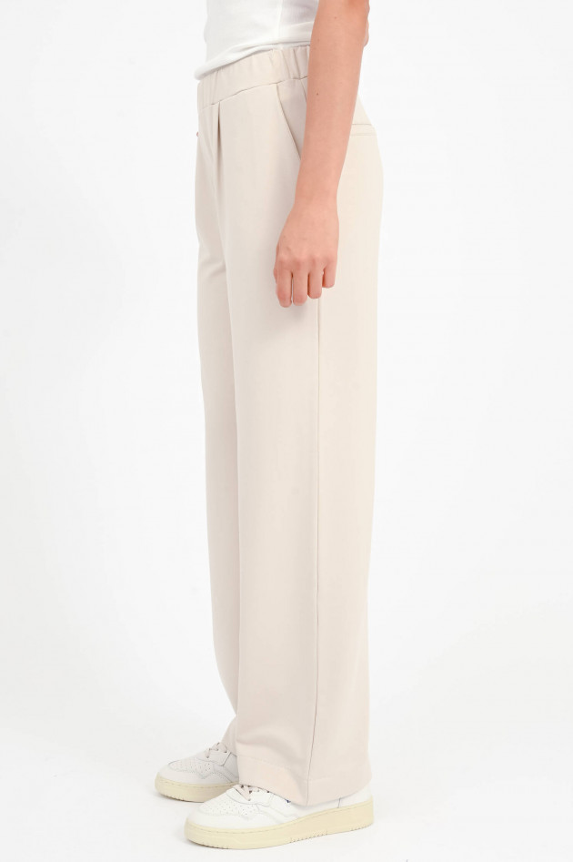I Heart  Viskose-Hose mit elastischem Bund in Creme