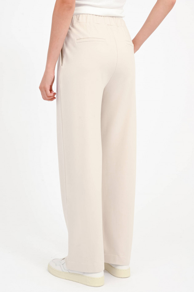 I Heart  Viskose-Hose mit elastischem Bund in Creme