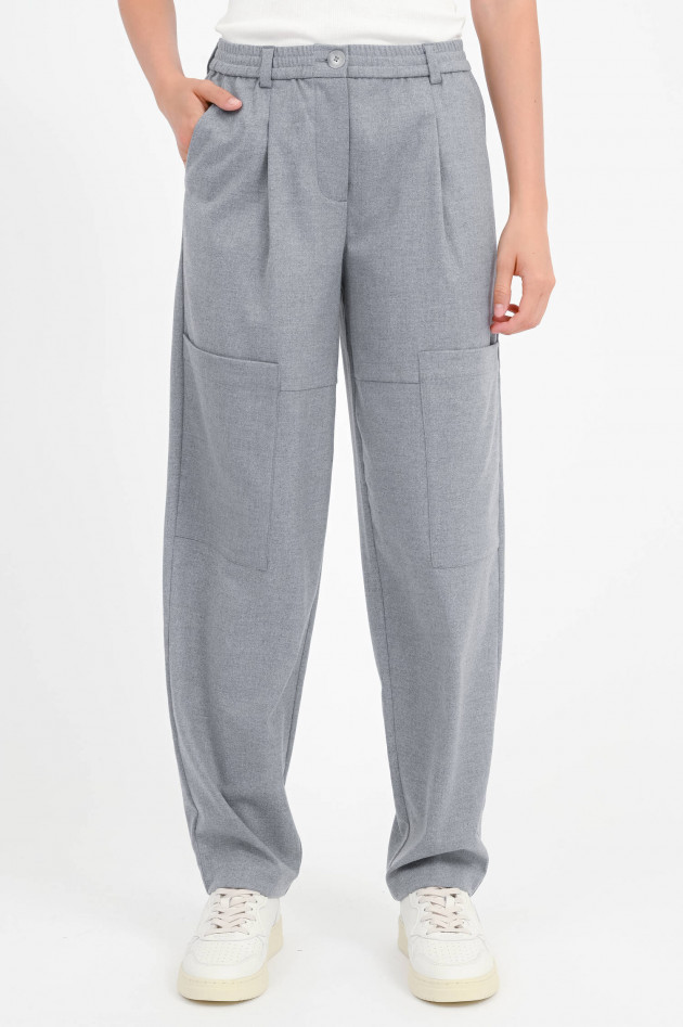 I Heart  Hose in Cargo-Stil in Grau Meliert