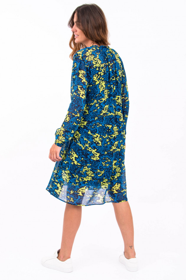 I Heart  Kleid ANDREA in Neon Blau/ Gelb