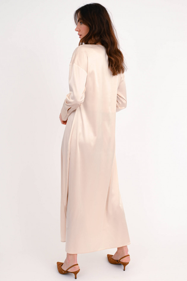 I Heart  Maxi-Kleid aus Seide in Beige