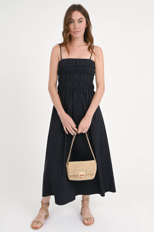 I Heart  Geskmoktes Midi-Kleid BLANNIRA in Schwarz