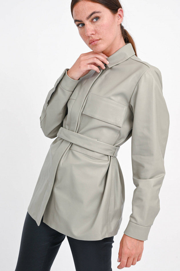 I Heart  Lederjacke HARMONY in Taupe