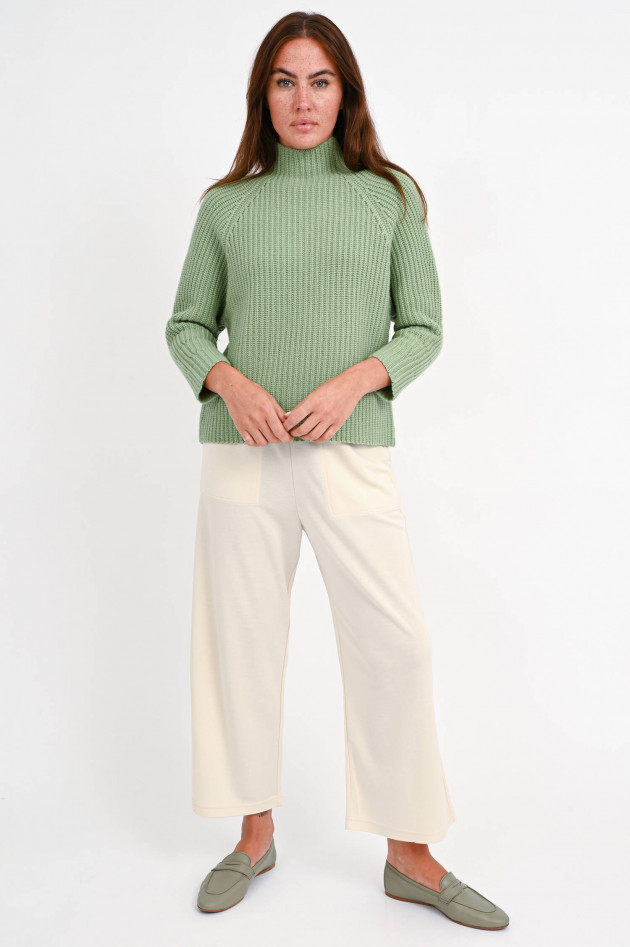 I Heart  Turtleneck Pullover AMELIA in Farngrün