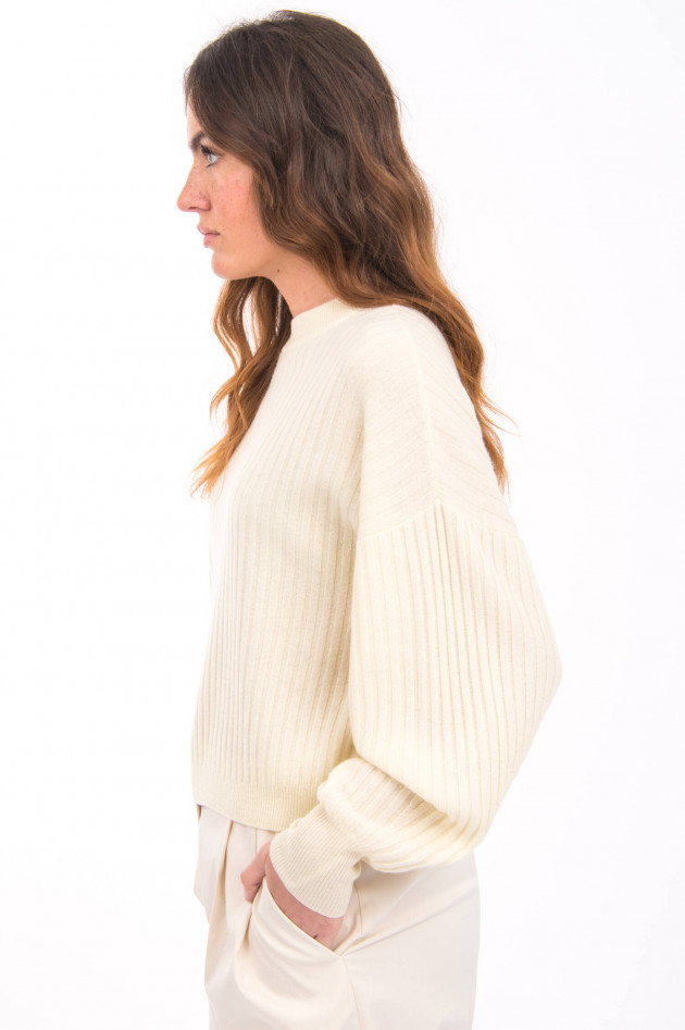 I Heart  Pullover aus Kaschmir-Mix in Pastellgelb