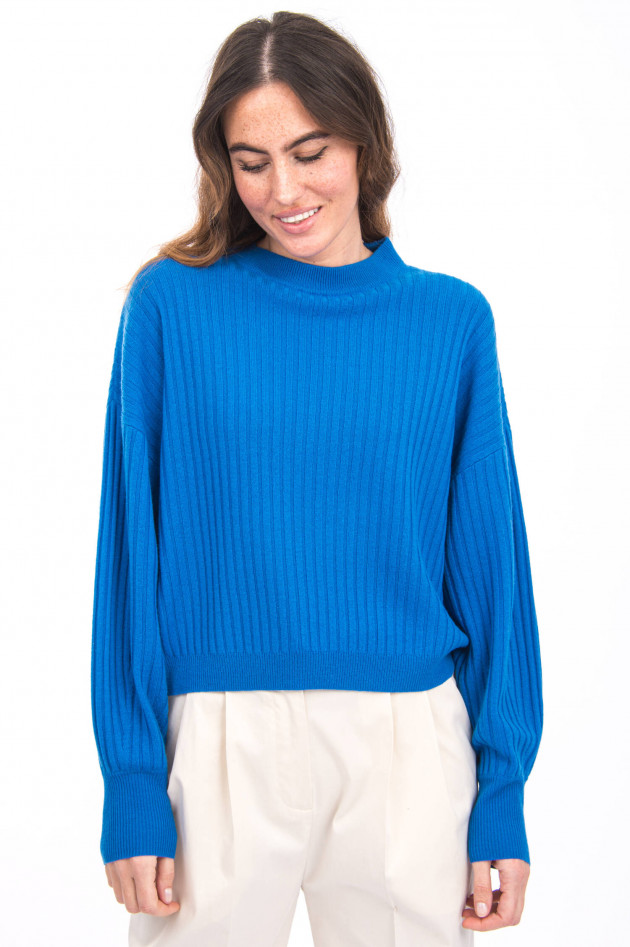 I Heart  Pullover aus Kaschmir-Mix in Azurblau