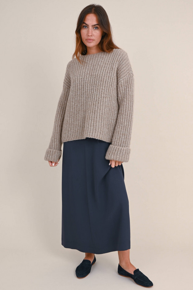I Heart  Grobstrick Pullover KIRSTEN in Taupe