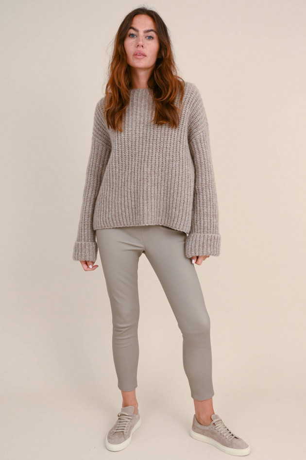 I Heart  Grobstrick Pullover KIRSTEN in Taupe