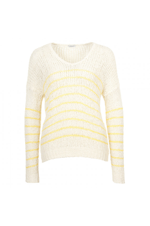 I Heart  Pullover in Gelb gestreift