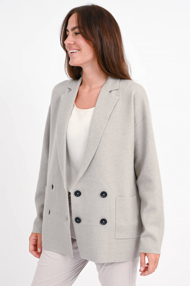 I Heart  Doppelreihiger Blazer VERENA in Grau