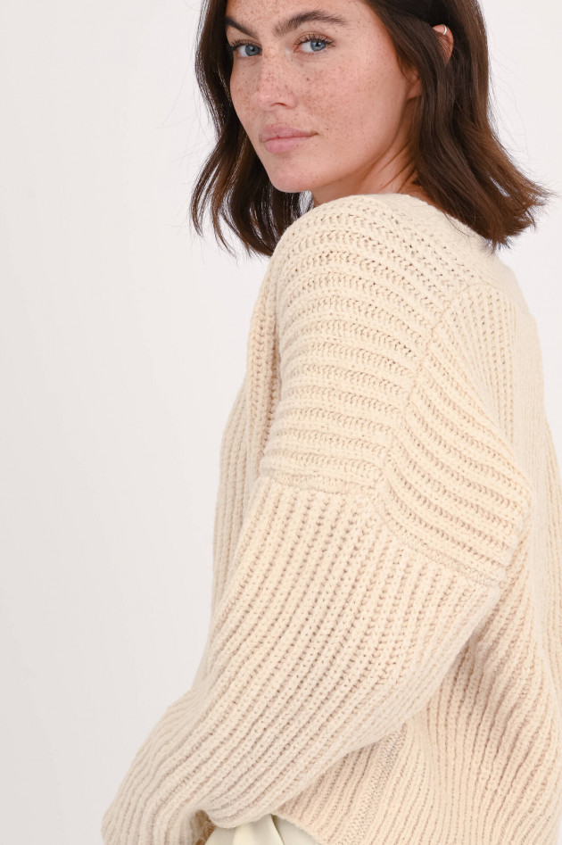 I Heart  Grobstrick-Weste SUSANNJA in Creme