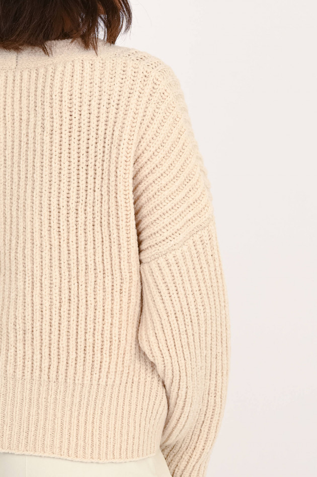 I Heart  Grobstrick-Weste SUSANNJA in Creme