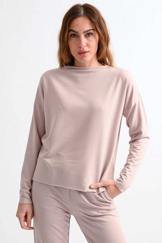 I Heart  Sweatshirt OVA mit Turtleneck in Altrosa