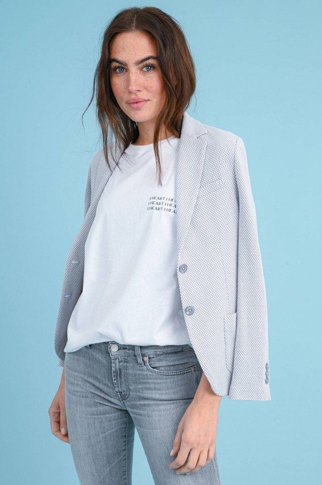 I Heart  T-Shirt mit Label-Print in Weiß