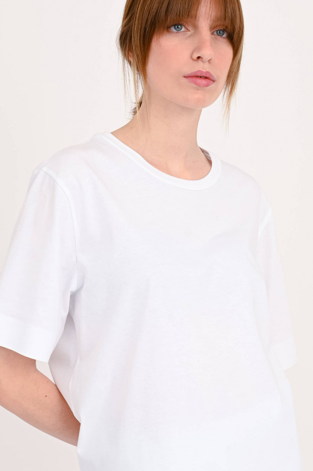 I Heart  T-Shirt MINERVA mit verstärktem Ärmelsaum in Weiß