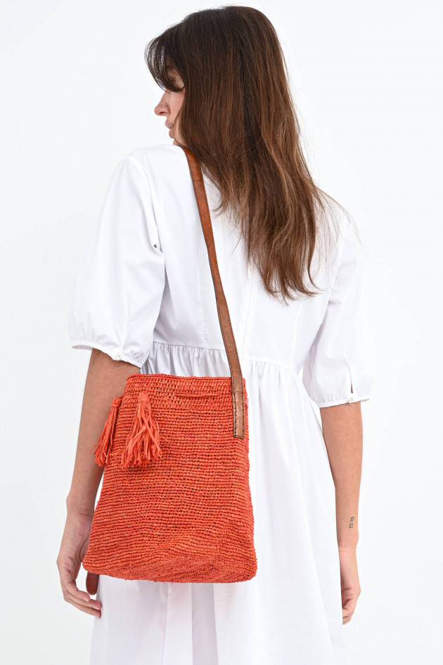 Ibeliv Beuteltasche CAPRI mit Quasten in Orange