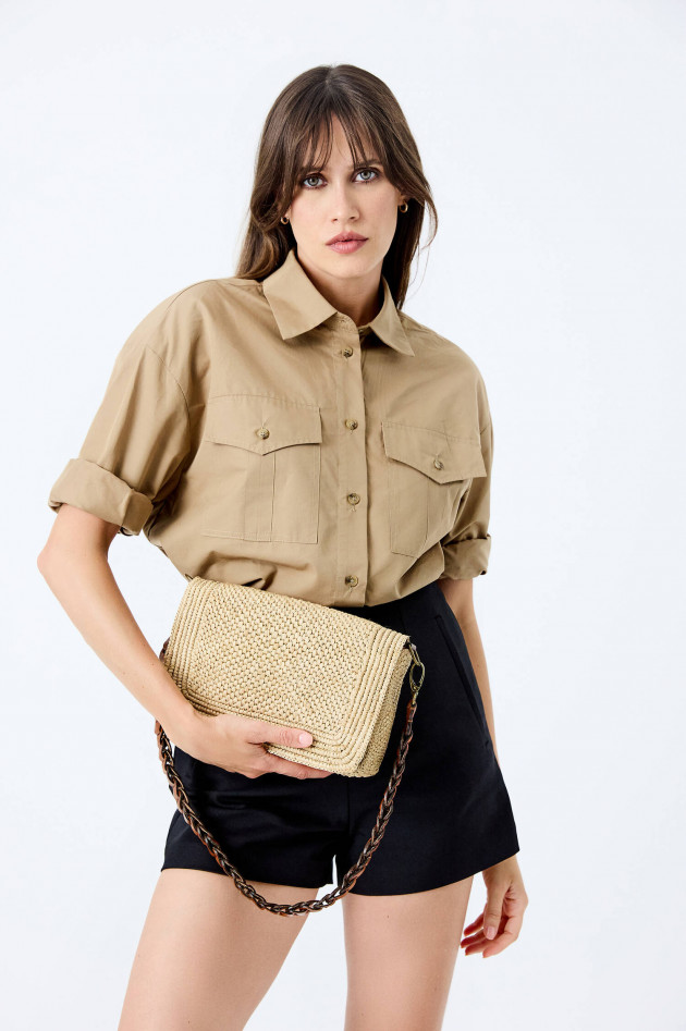 Ibeliv Schultertasche MILANO in Natur