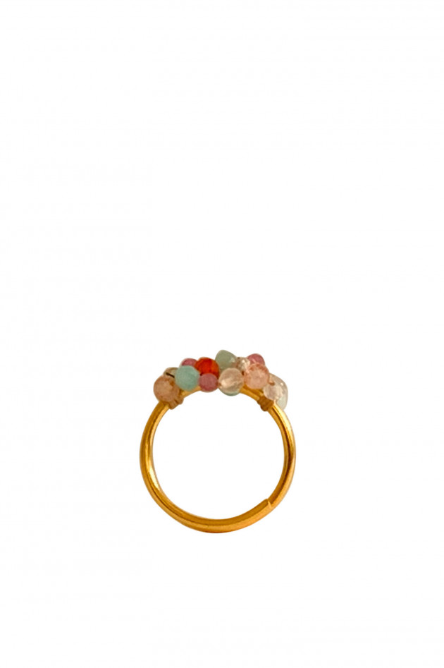 IBU Jewels Ring STONE BUNCH in Gold/Multicolor