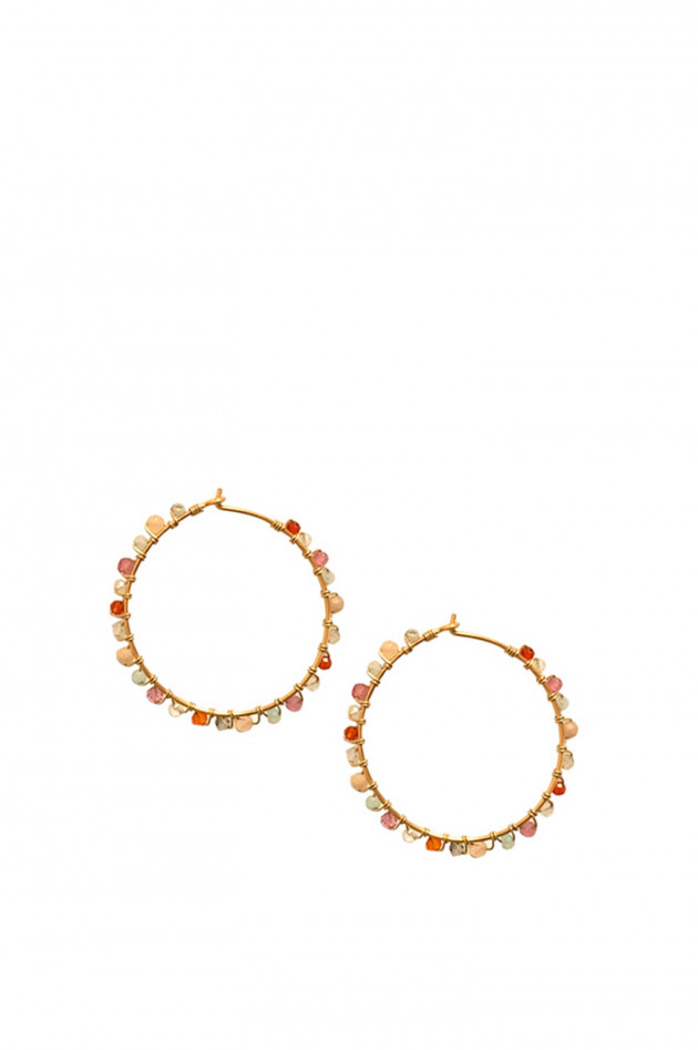 IBU Jewels Hoops CISSY HOOP mit Halbedelsteinen in Multicolor