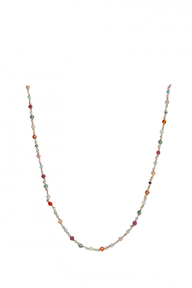 IBU Jewels Halbedelstein-Kette SARAH MULTI in Multicolor