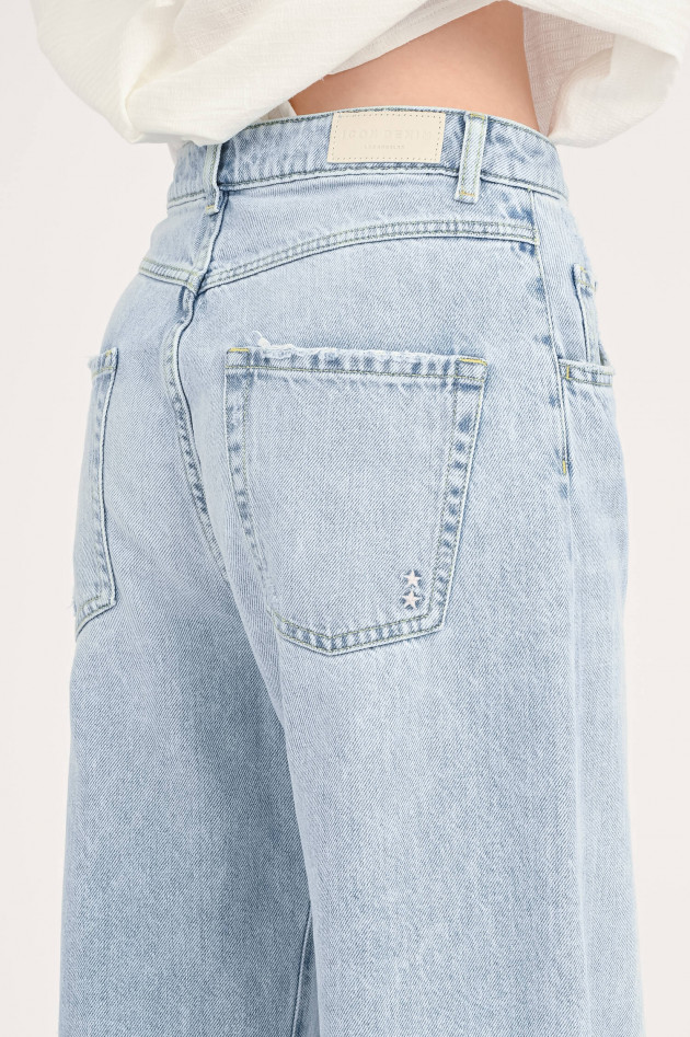 Icon Denim Flared Jeans POPPY in Hellblau
