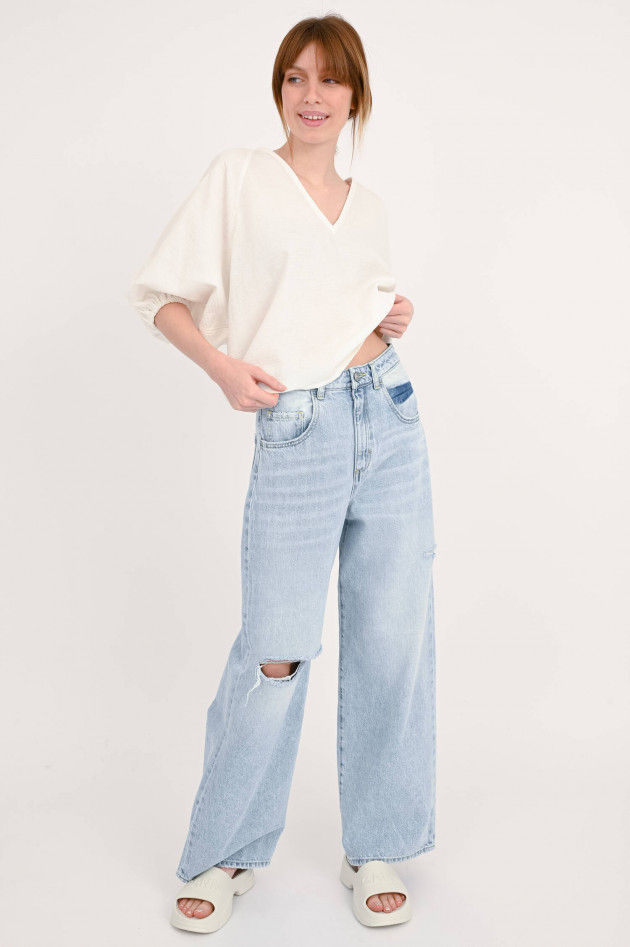 Icon Denim Flared Jeans POPPY in Hellblau