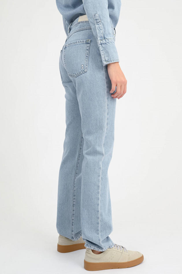Icon Denim Wide-Leg Jeans SKYE in Hellblau