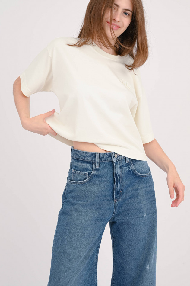 Icon Denim Wide Leg Jeans in Mittelblau
