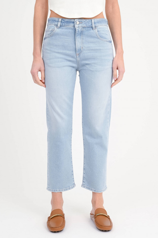 Icon Denim Relaxed Jeans MIMI in Hellblau