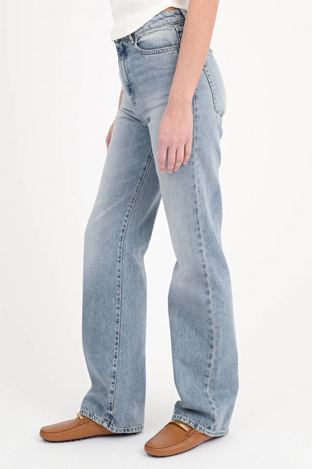 Icon Denim Weite Jeans Blue in Hellblau