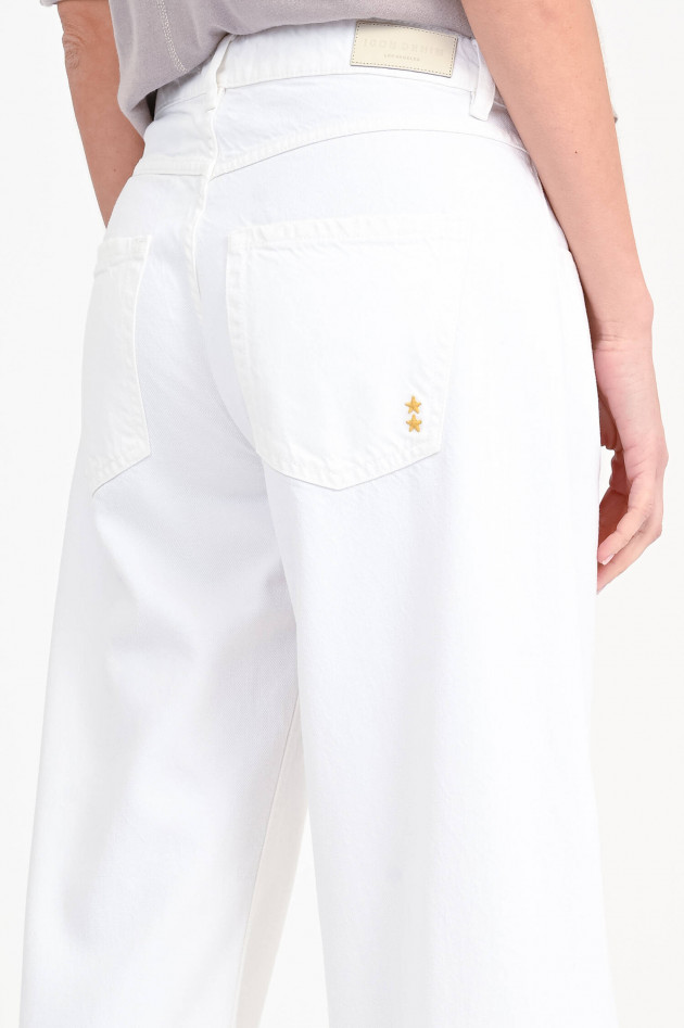 Icon Denim Weite Jeans BEA in Off White