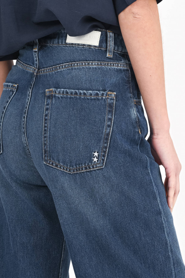 Icon Denim Weite Jeans POPPY in Dunkelblau