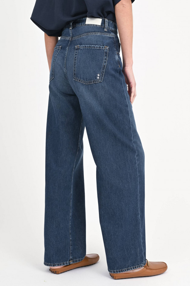 Icon Denim Weite Jeans POPPY in Dunkelblau