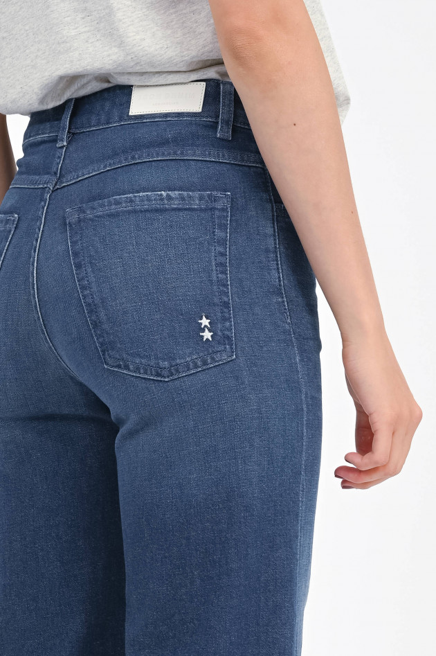 Icon Denim Weite Jeans ANGIE in Dunkelblau
