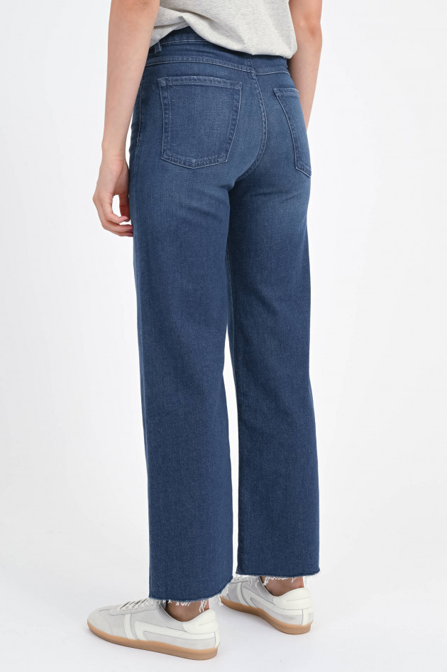 Icon Denim Weite Jeans ANGIE in Dunkelblau