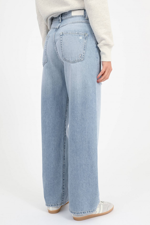 Icon Denim Weite Jeans POPPY in Hellblau