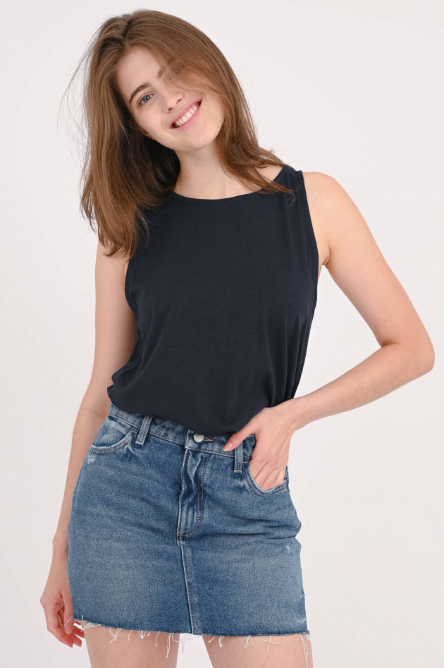 Icon Denim Jeansrock in Mittelblau