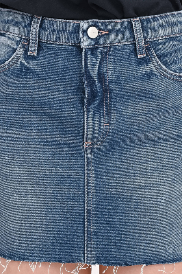 Icon Denim Jeansrock in Mittelblau