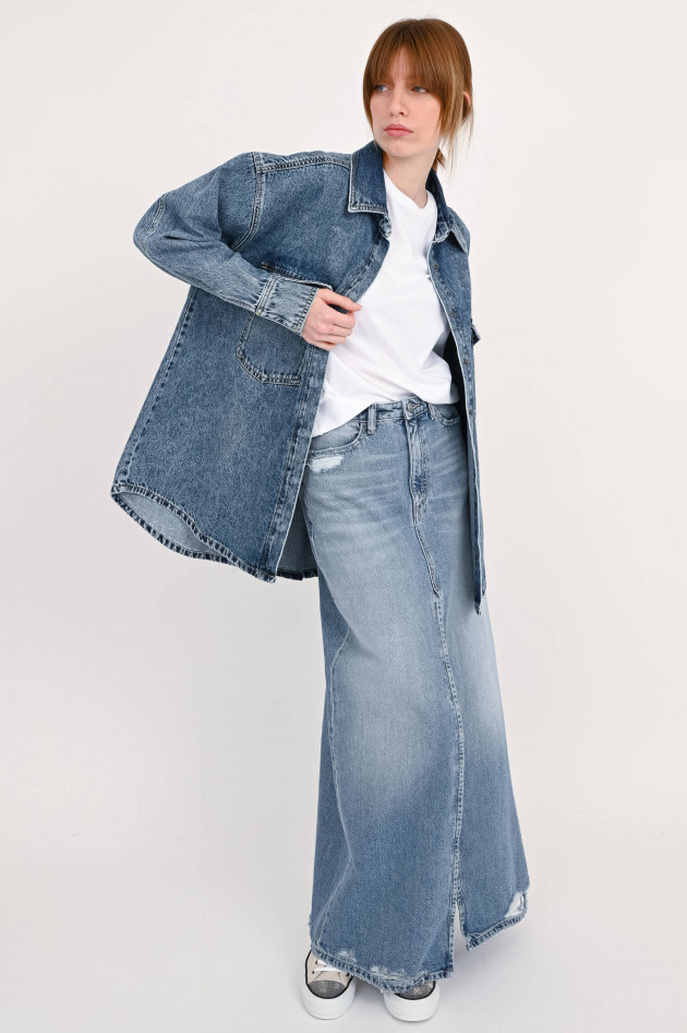 Icon Denim Jeansrock LARA in Hellblau