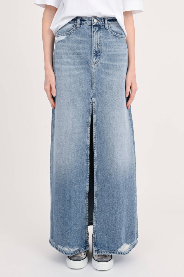 Icon Denim Jeansrock LARA in Hellblau