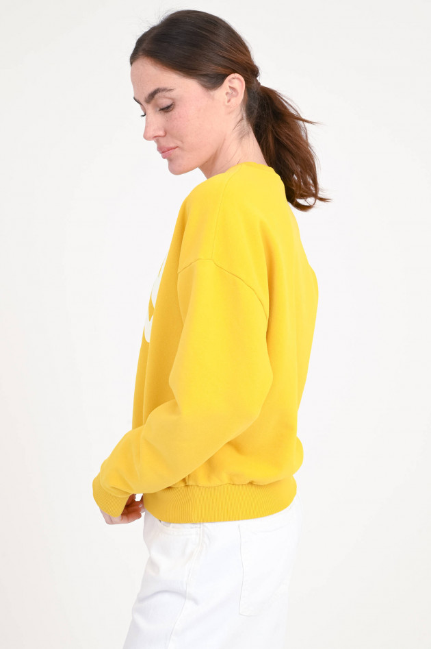 Icon Denim Sweatshirt aus Baumwolle in Sunny