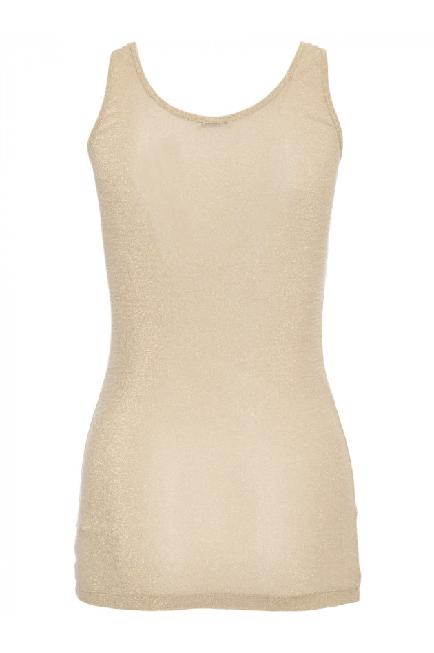 Tanktop Gold mit Lurexfäden