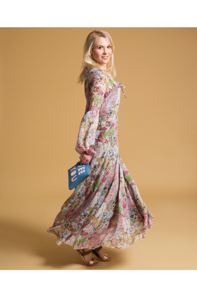 Femme by Michele Rossi Kleid bunt gemustert