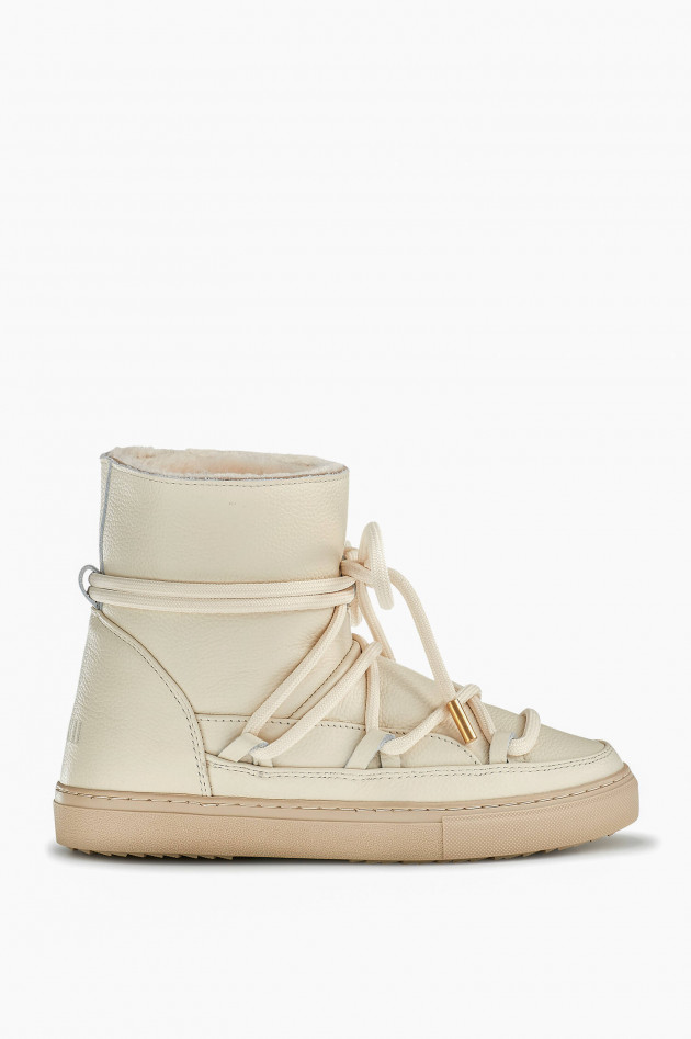 Inuikii Lammfell-Boot in Creme