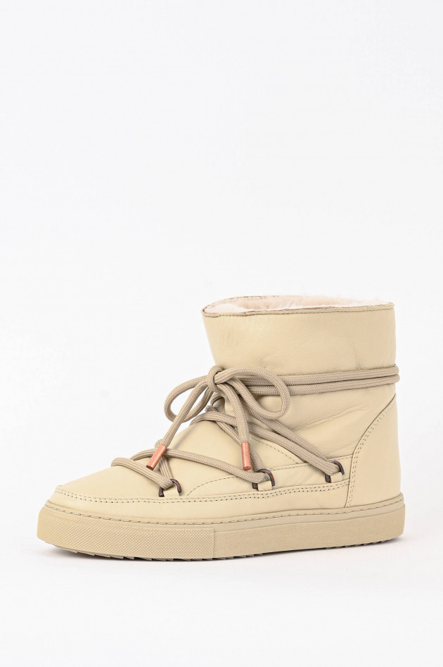 Inuikii Lamfell-Boot in Creme