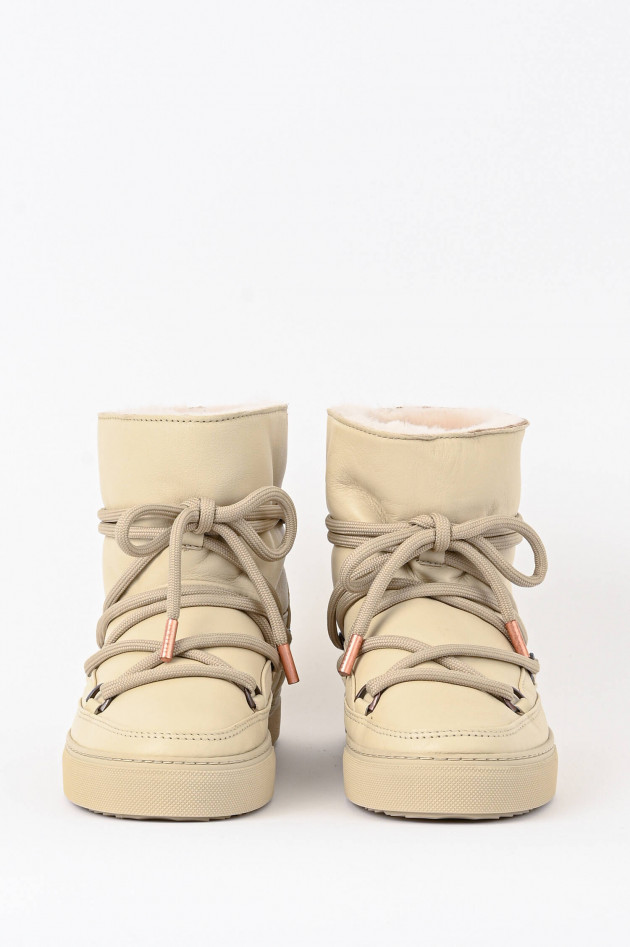 Inuikii Lamfell-Boot in Creme