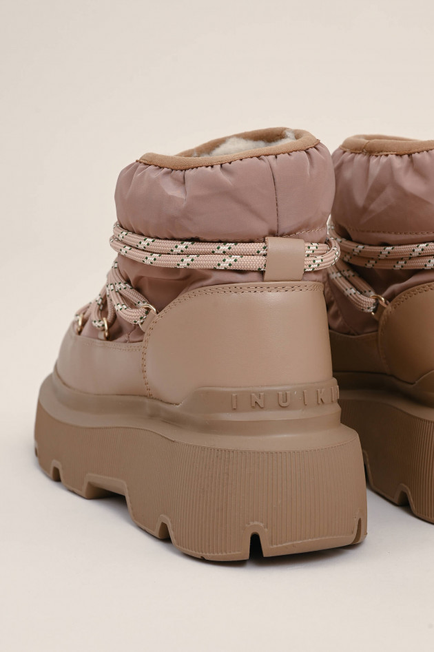 Inuikii Chunky Boots ENDURANCE PUFFER in Beige